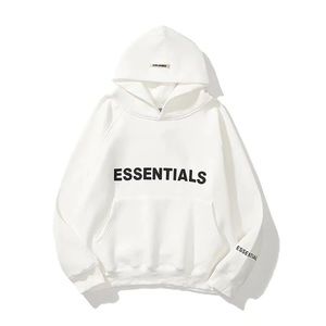 REAL ESSENTIALS FEAR OF GOD HOODIE WHITE